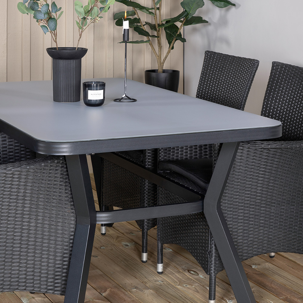 Matgrupp Venture Home Vyn med 4 Knac Matstolar