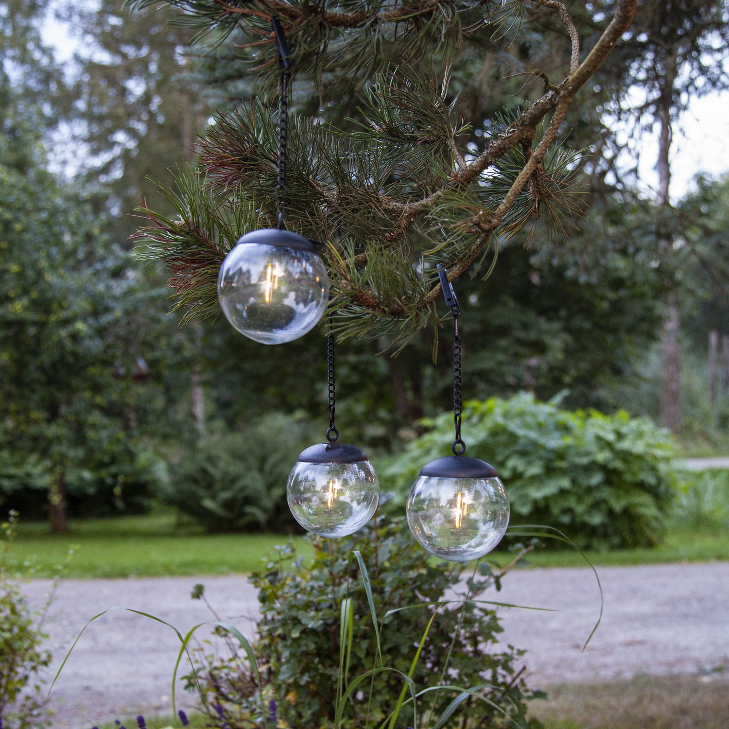 Solcellsdekoration Star Trading 3p Solc Dek GlobeHäng