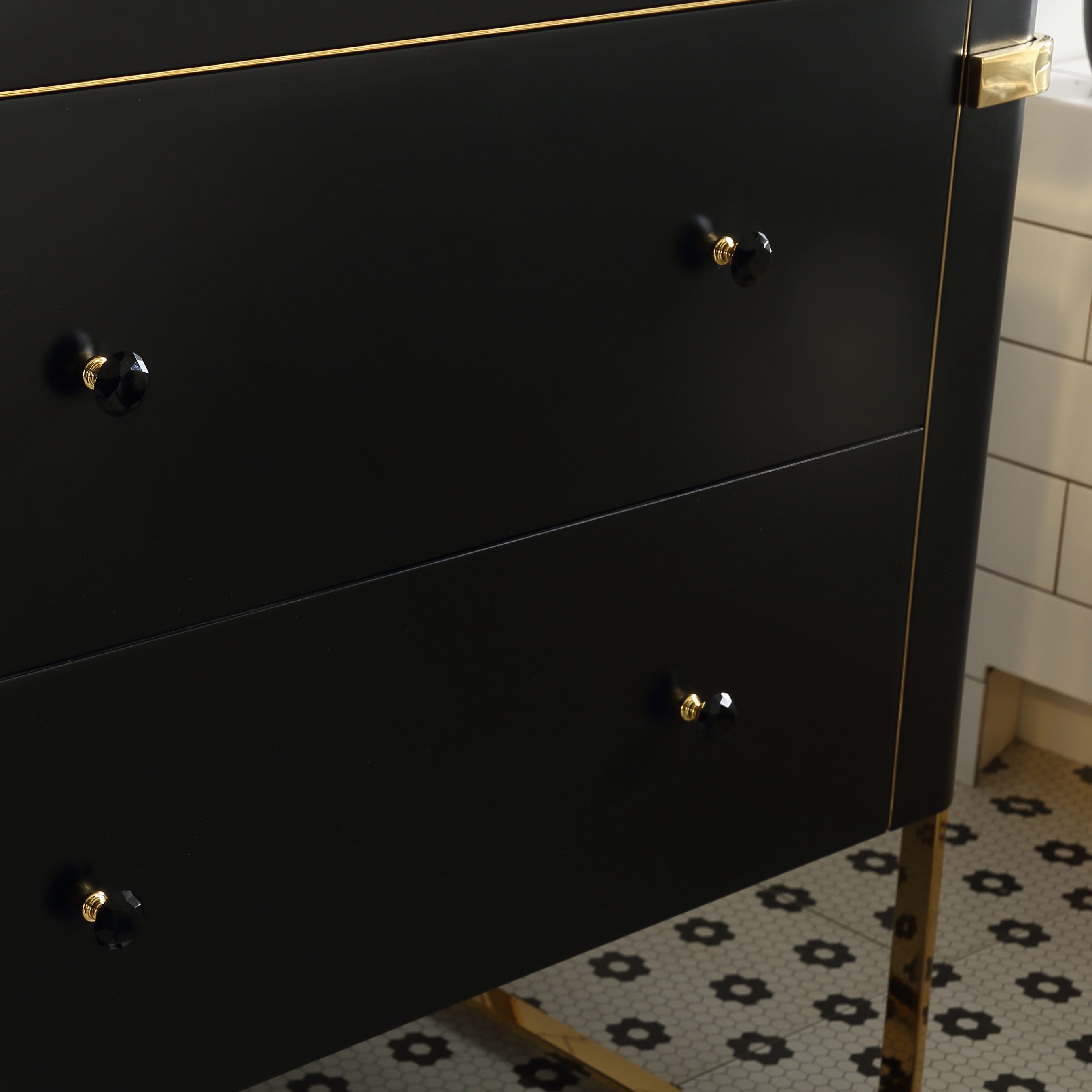 Tvättställsskåp Bathlife Jubel Svart