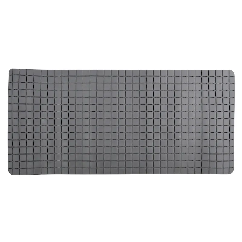 Halkskyddsmatta Spirella Quadro Premium Grå, 76x36 cm