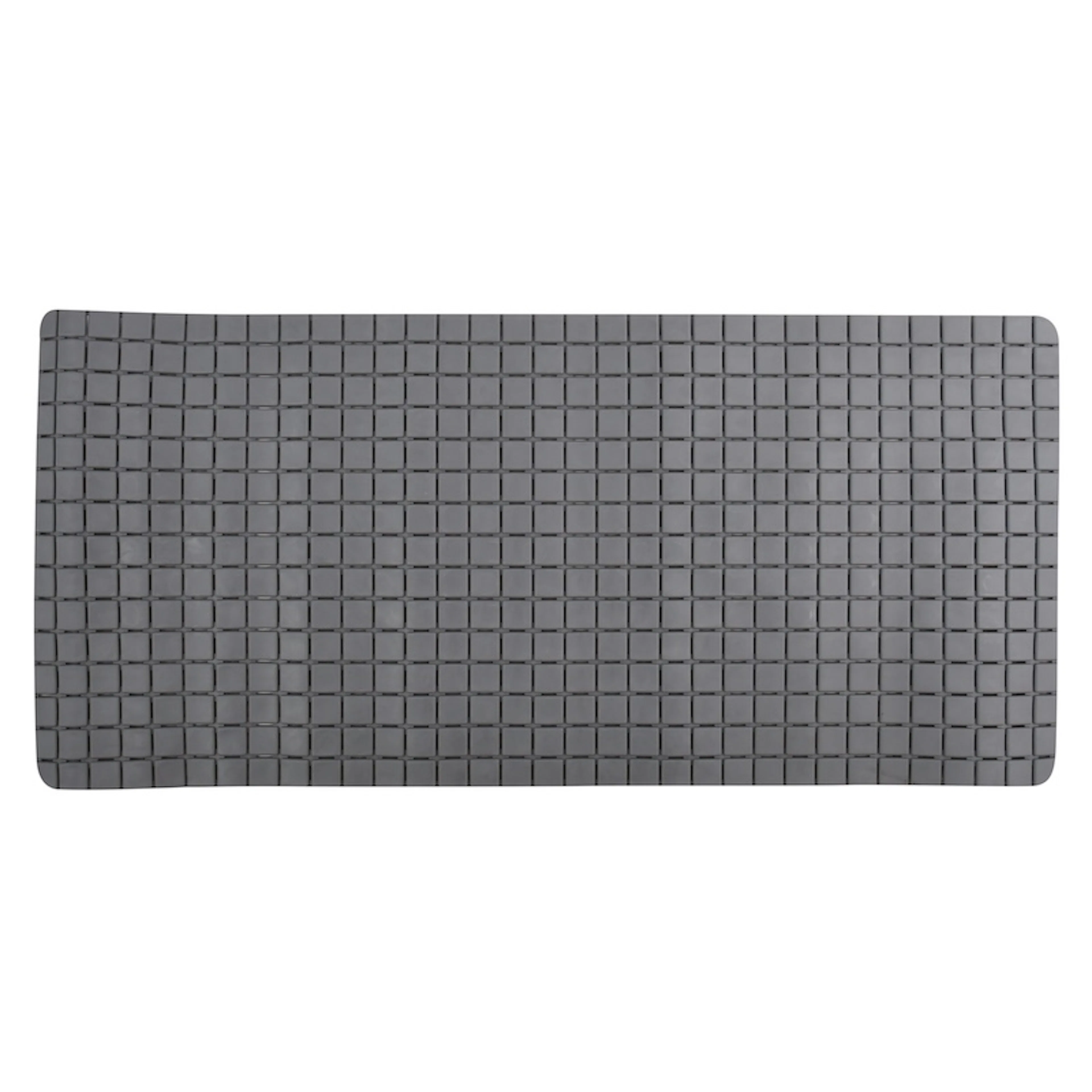 Halkskyddsmatta Spirella Quadro Premium Grå, 76x36 cm