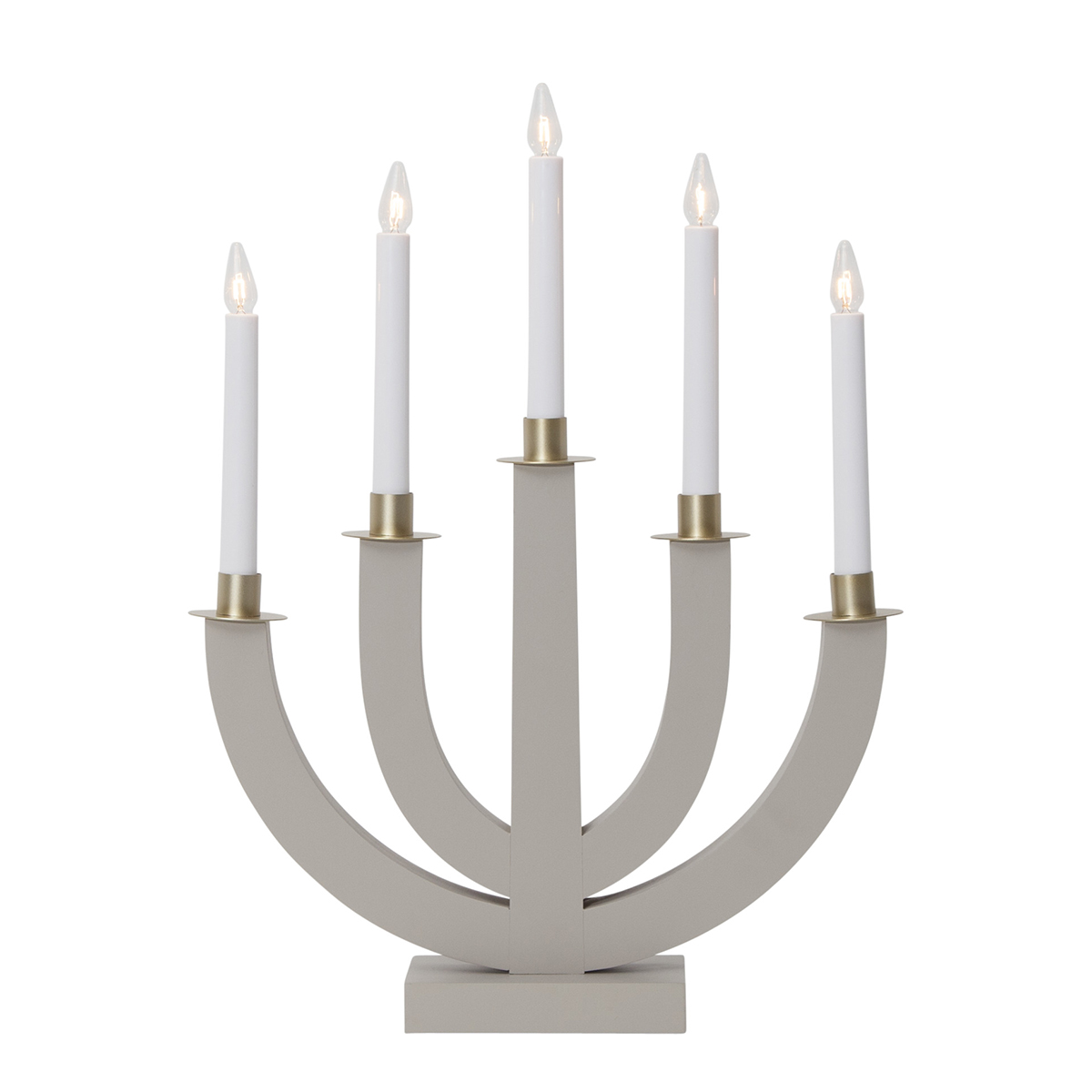 Ljusstake Star Trading Eli 5-armad Adventsljusstake