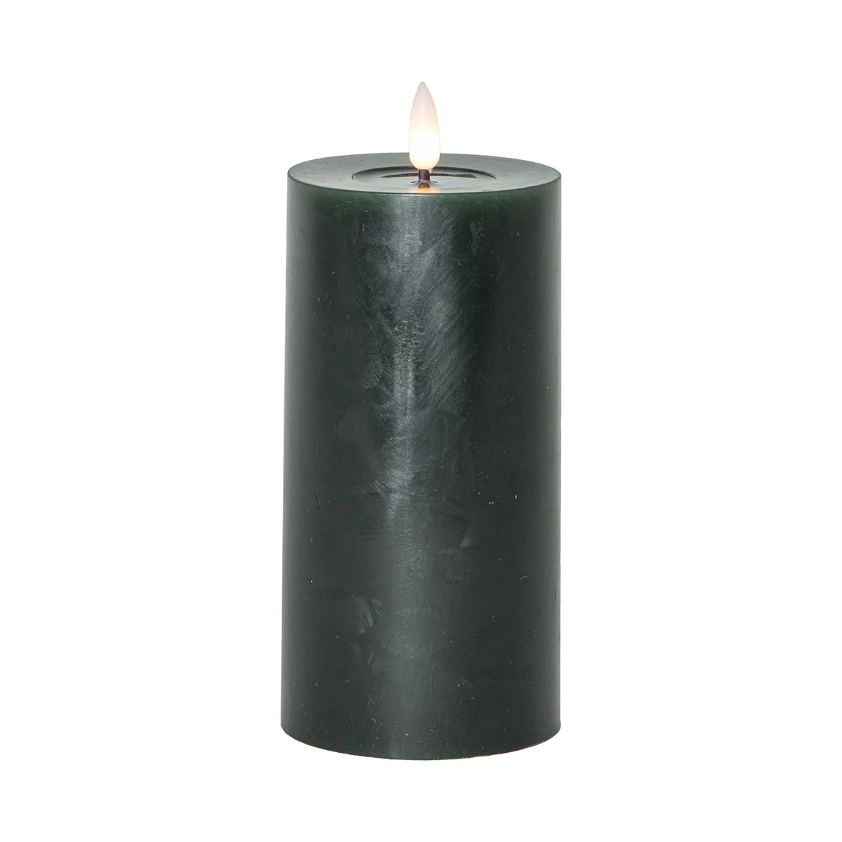 LEDBlockljus Flamme Flow 17,5 cm Green Green