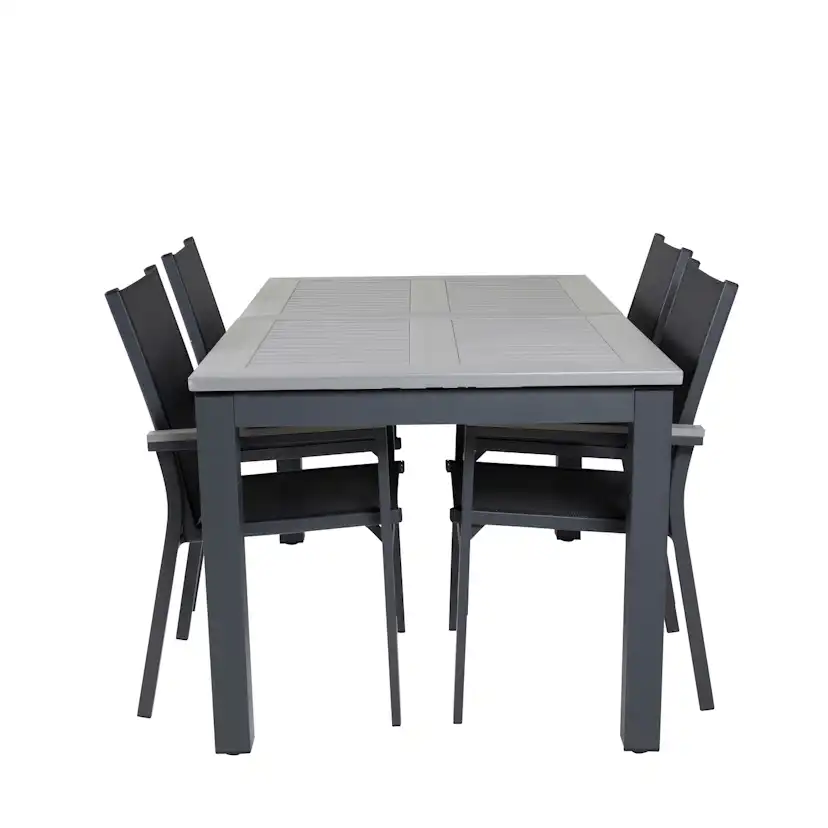 Matgrupp Venture Home Aleyna 160/240 med 4 Pincy Stolar