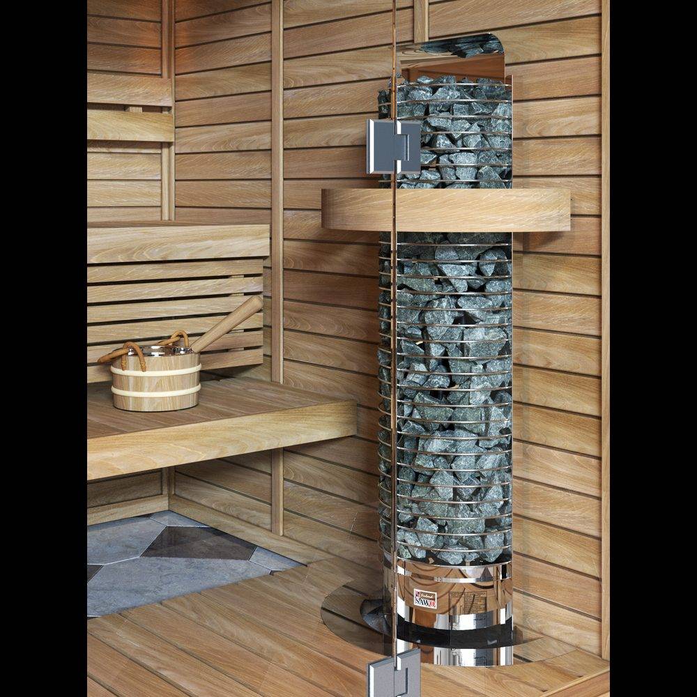 Bastuaggregat Sawo Tower Vägg TH6 90NB 9,0 kW, TH6-90NB-WL-P 9 Kw