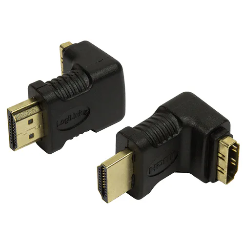 Vinklad HDMI-adapter LogiLink Hane till Hone 2 st