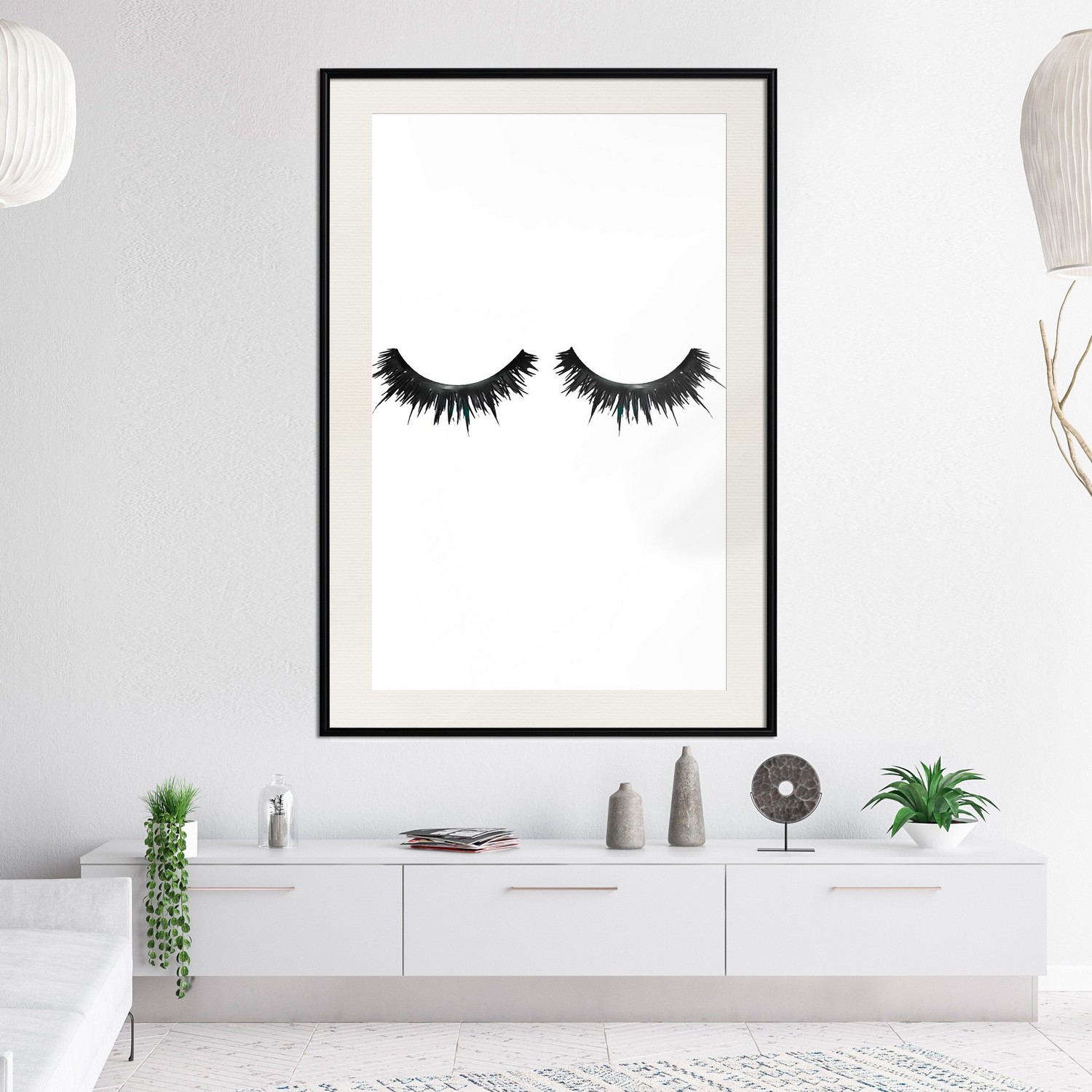 Poster Artgeist Affisch Eyelashes