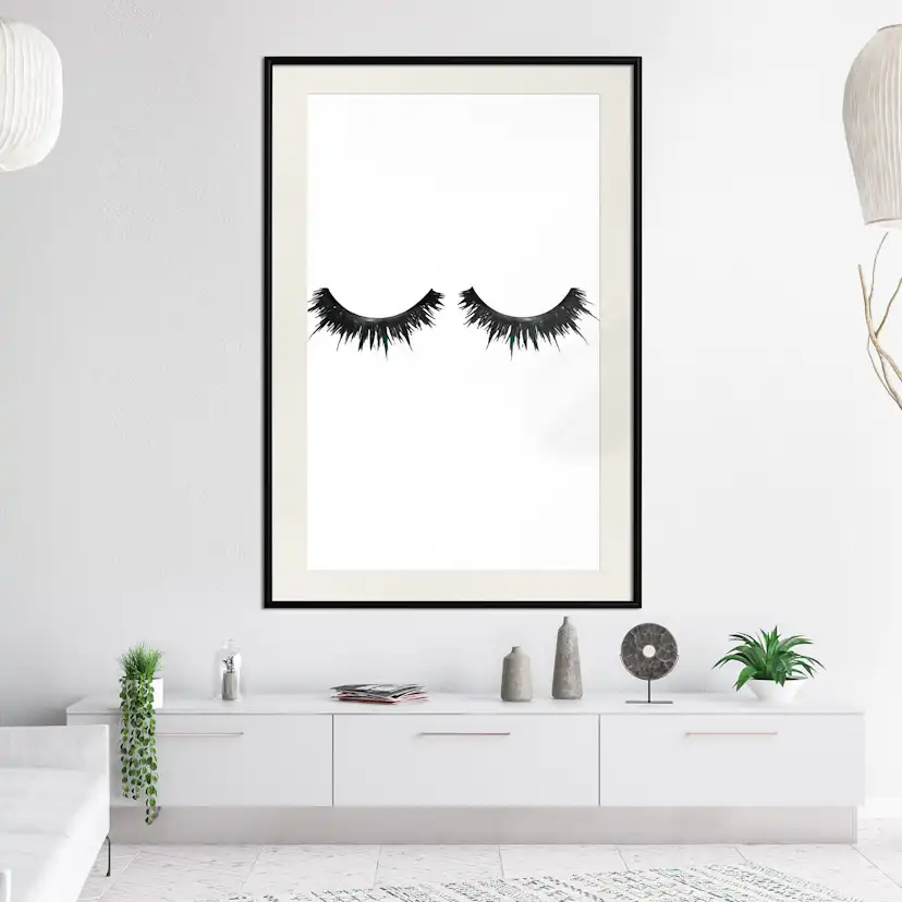 Poster Artgeist Affisch Eyelashes