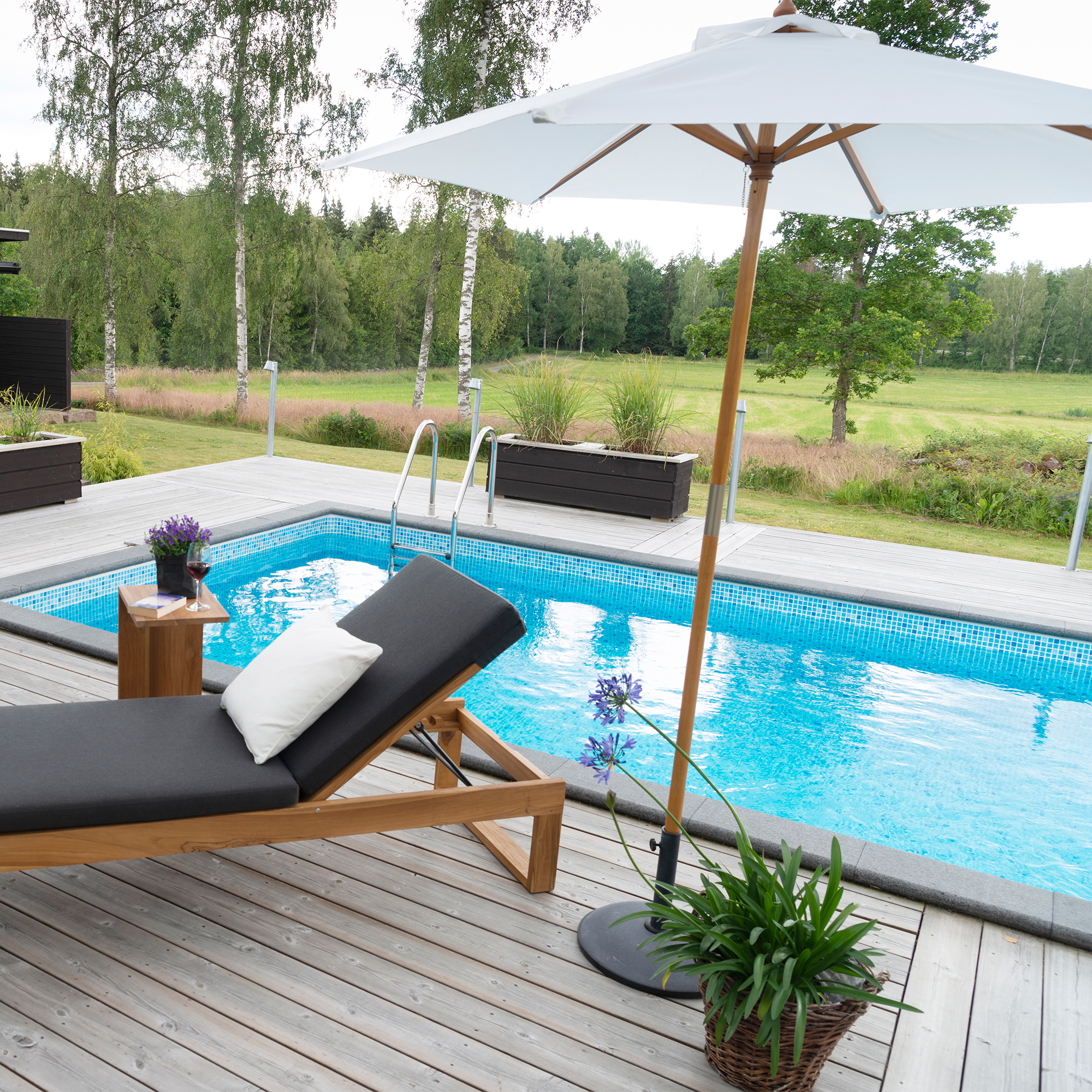 Parasoll Hillerstorp Lyx Ø210 cm