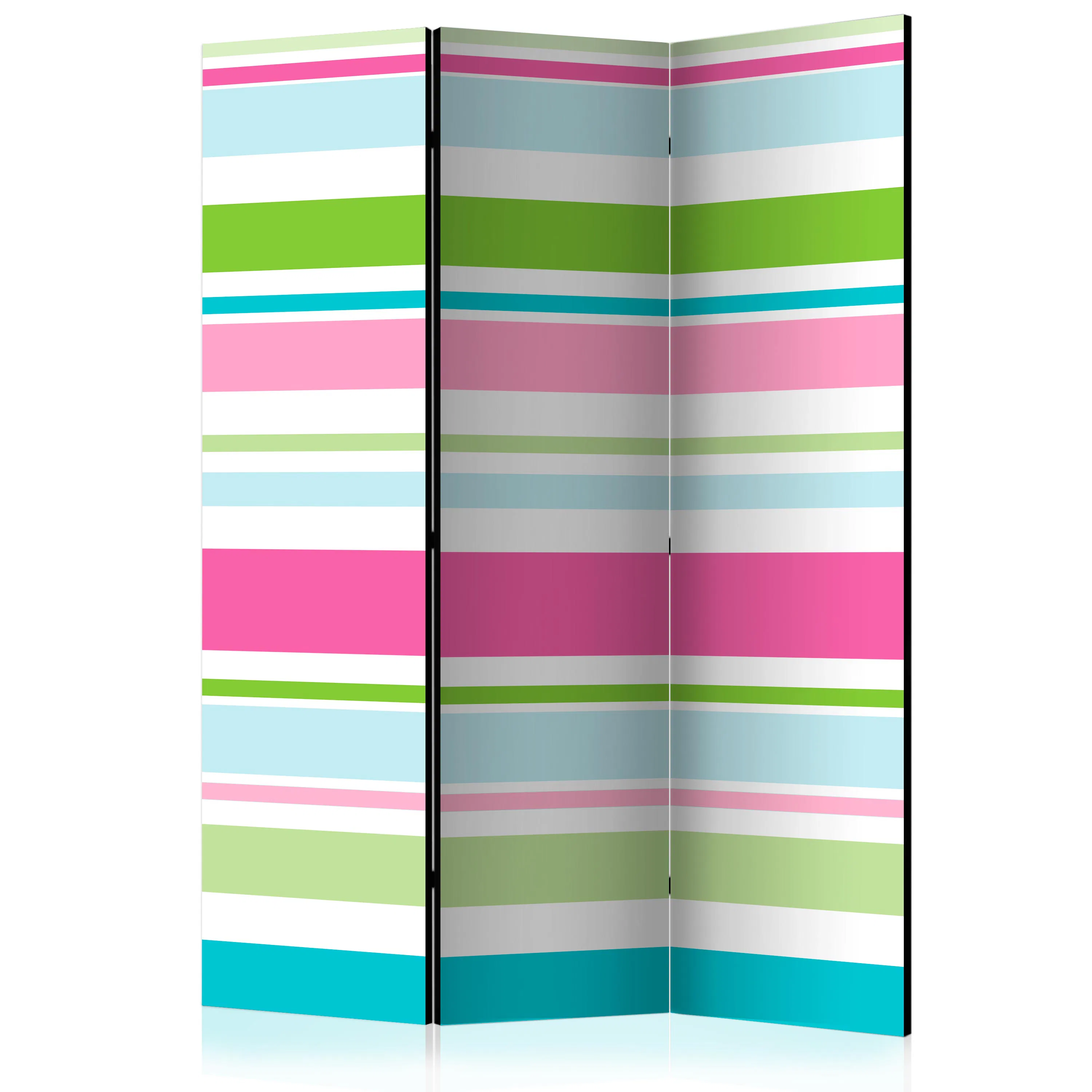 Rumsavdelare Skärmvägg Arkiio Bright Stripes 135x172 cm
