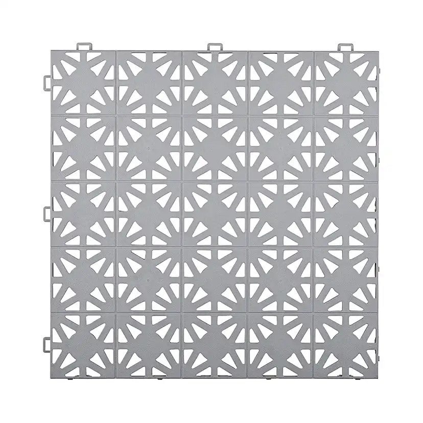 Golvplatta Hestraplattan Hestra Glacier Grey Golvtrall i Plast