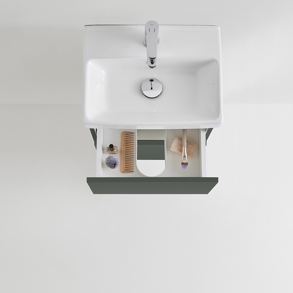 KOMMOD NEAT LÅDOR GRÖN 420 MED TVÄTTSTÄLL B: 420 mm, Grön