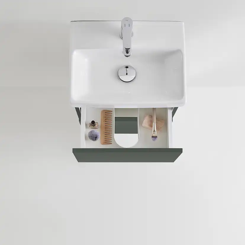 KOMMOD NEAT LÅDOR GRÖN 420 MED TVÄTTSTÄLL B: 420 mm, Grön