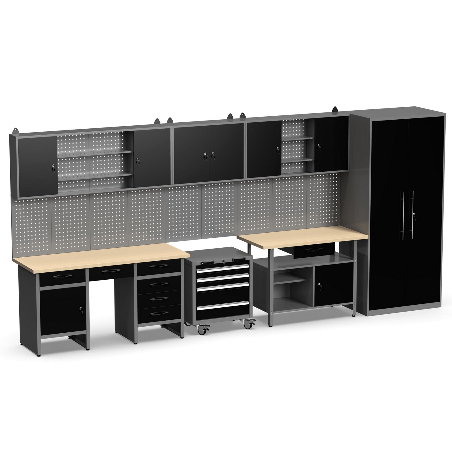 Verktygsskåp Timco Elite 450x60x205 cm