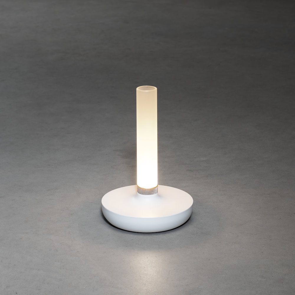 Biarritz bordslampa vit USB Vit