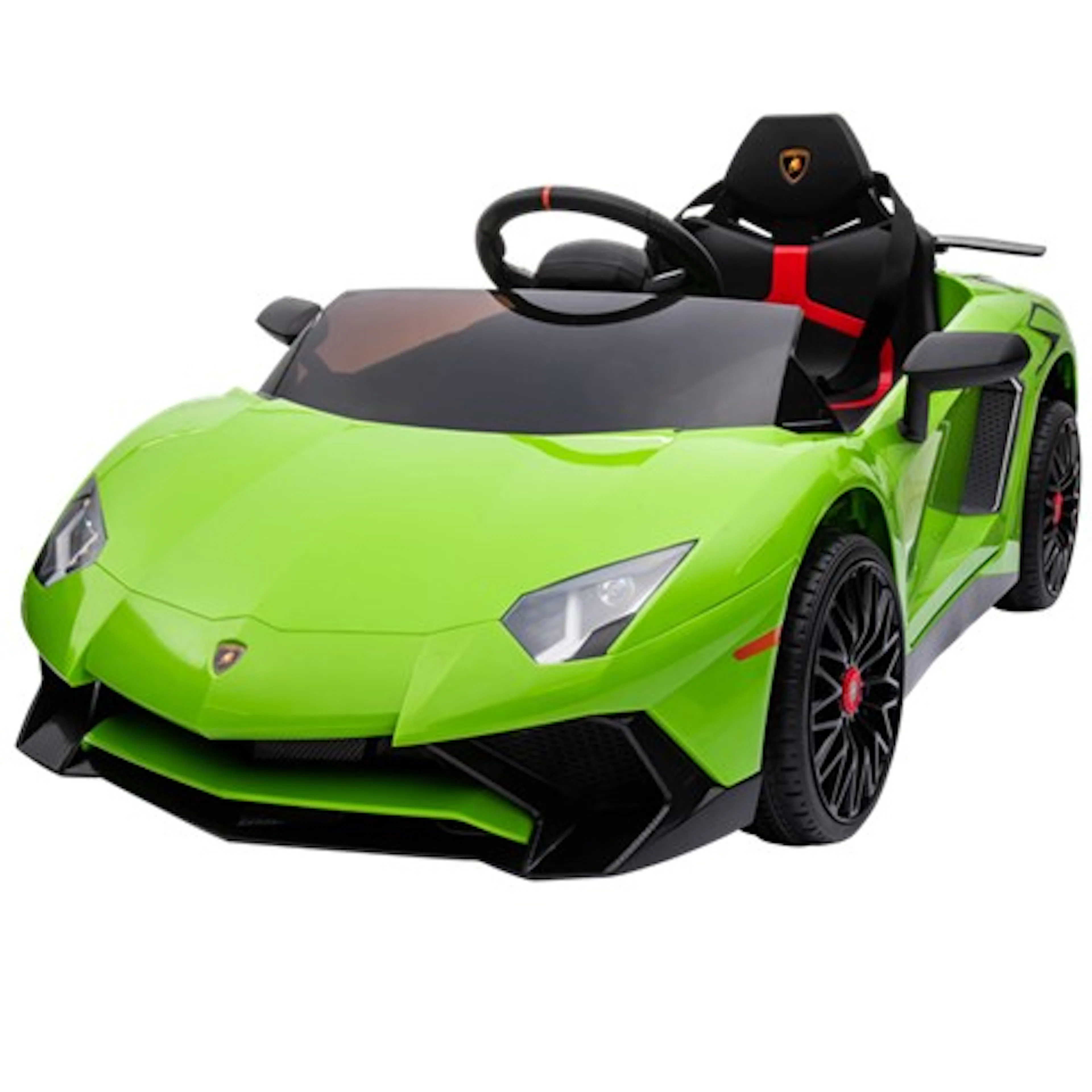Elbil Nordic Play Lamborghini Aventador 12 V Limegrön Speed