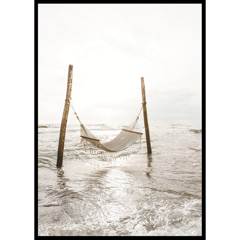 Poster Gallerix Tropical Beach Hammock