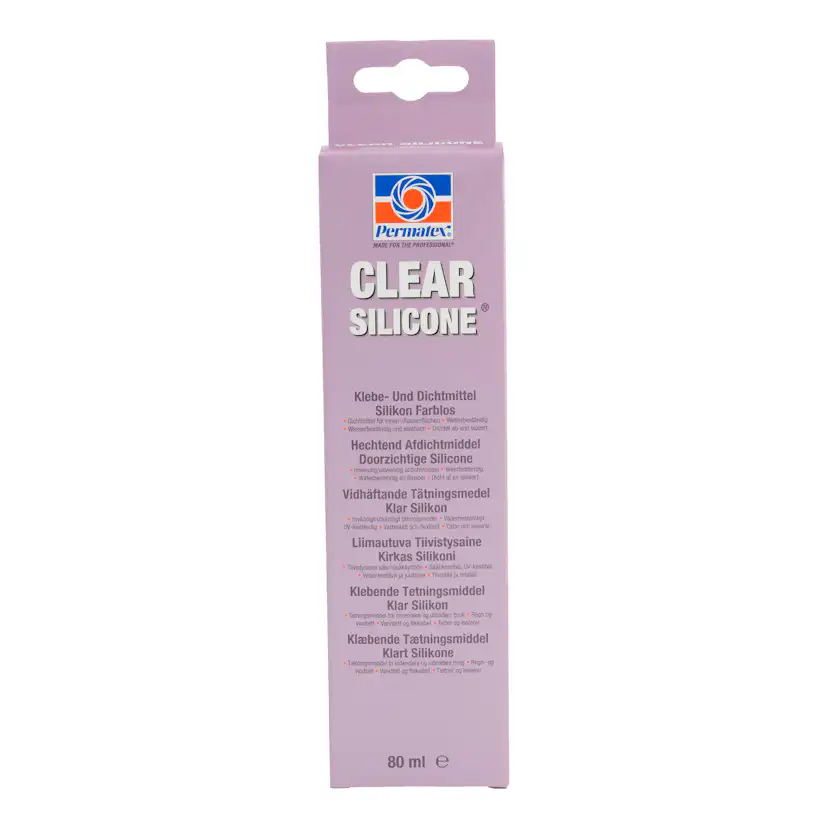 Packning Permatex Klar RTV Silikon 80ml