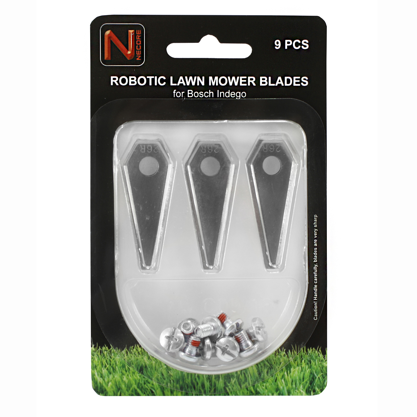 Knivblad Necore till Bosch Indego Robotgräsklippare 9-Pack