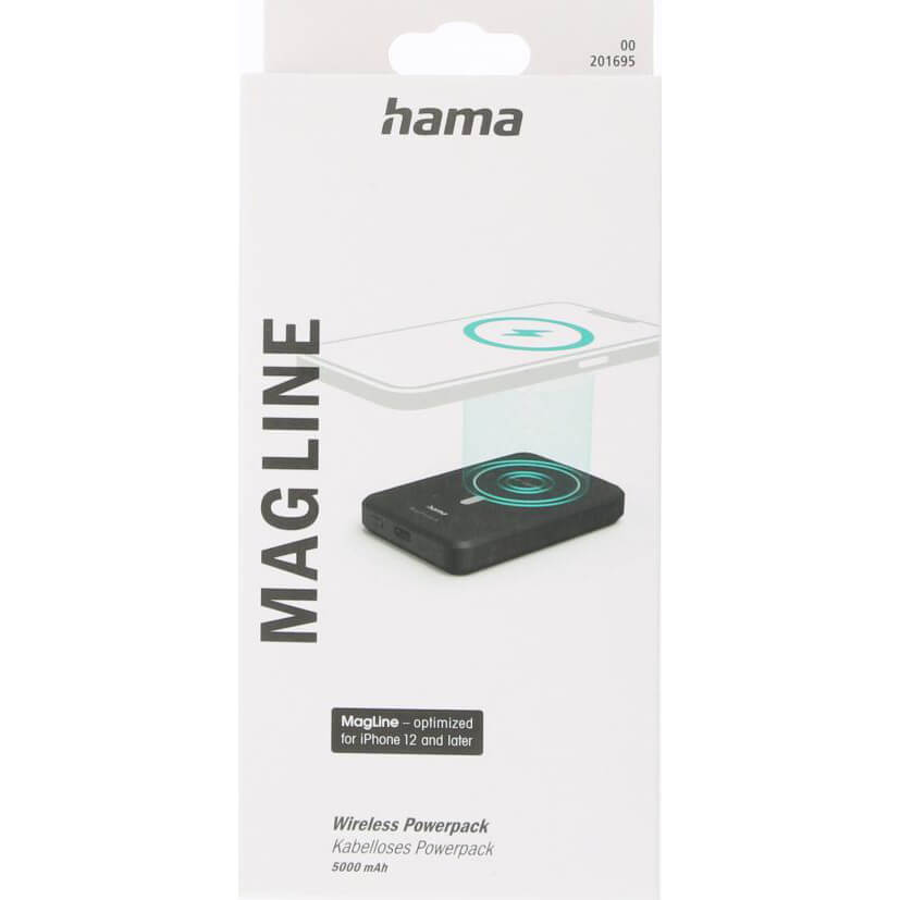 Powerbank Hama MagPower 5 Trådlös 5000mAh