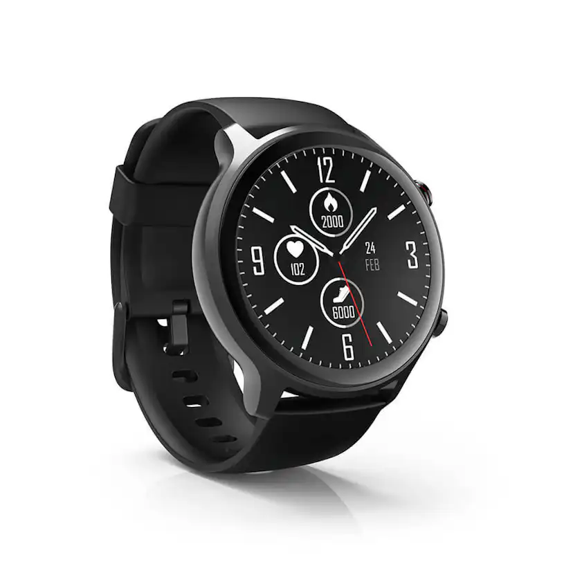 Smartwatch Hama Fit Watch 6910 Svart Löparklocka med Pulsmätare