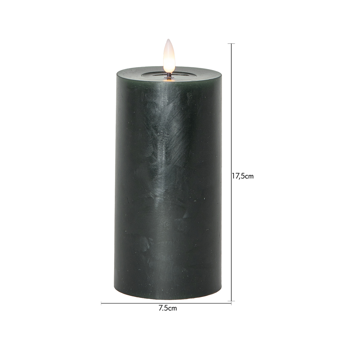 LED-Blockljus Star Trading Flamme Flow 17,5 cm