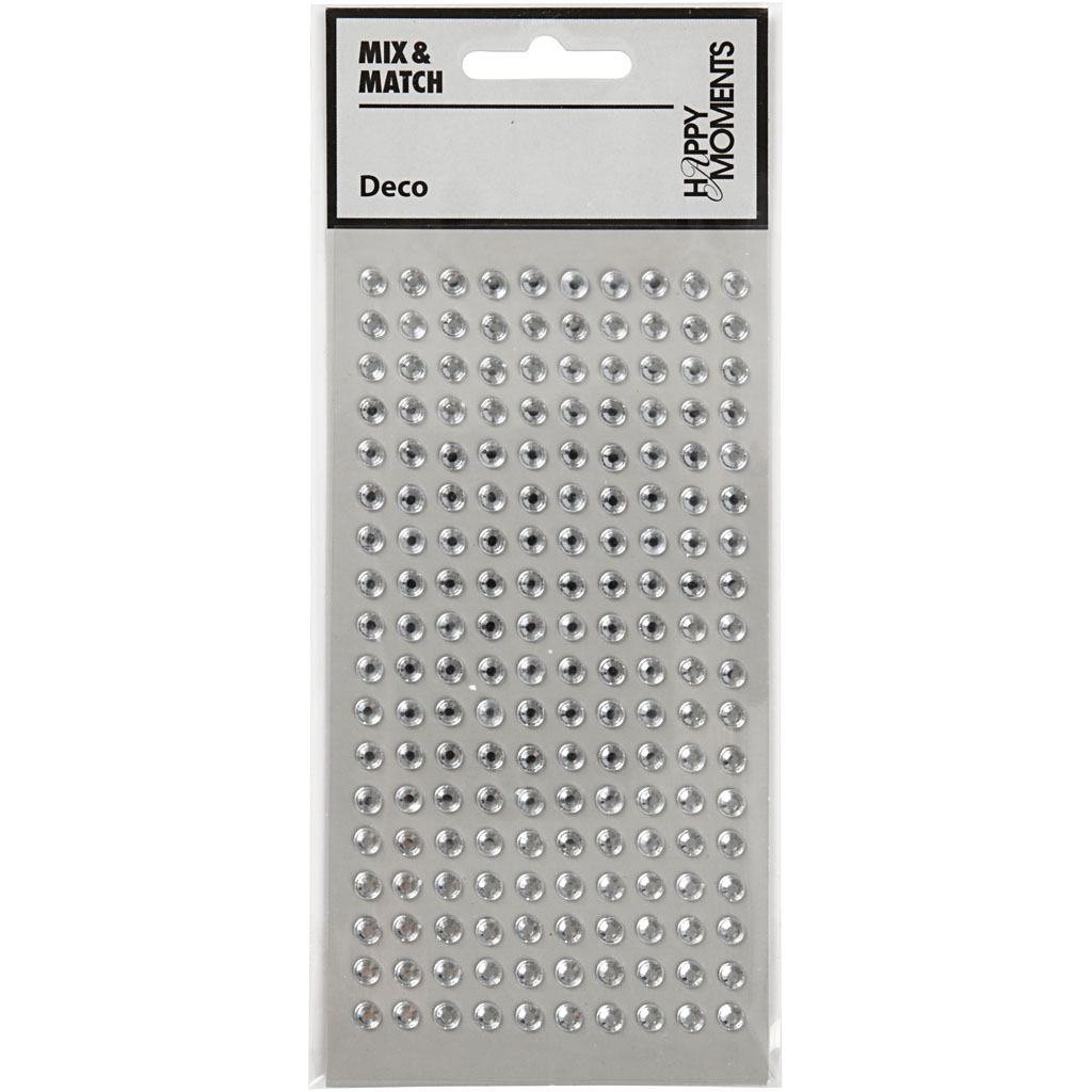 Rhinestones Creativ Company 5 mm Silver 144 St/1 Förp