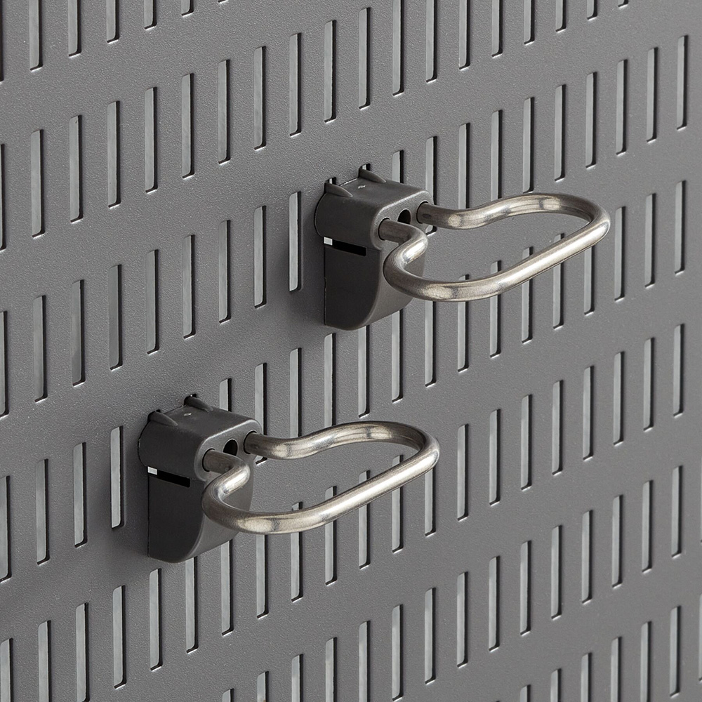 Bygelkrok Elfa Garage+ för Förvaringstavla 2-pack