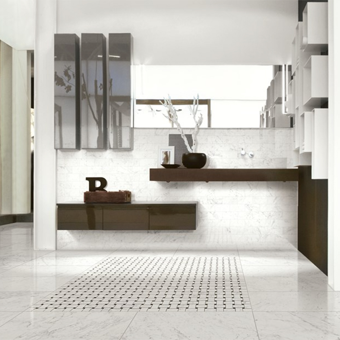 Klinker Konradssons Marmi Cararra Levigato 15x15 cm