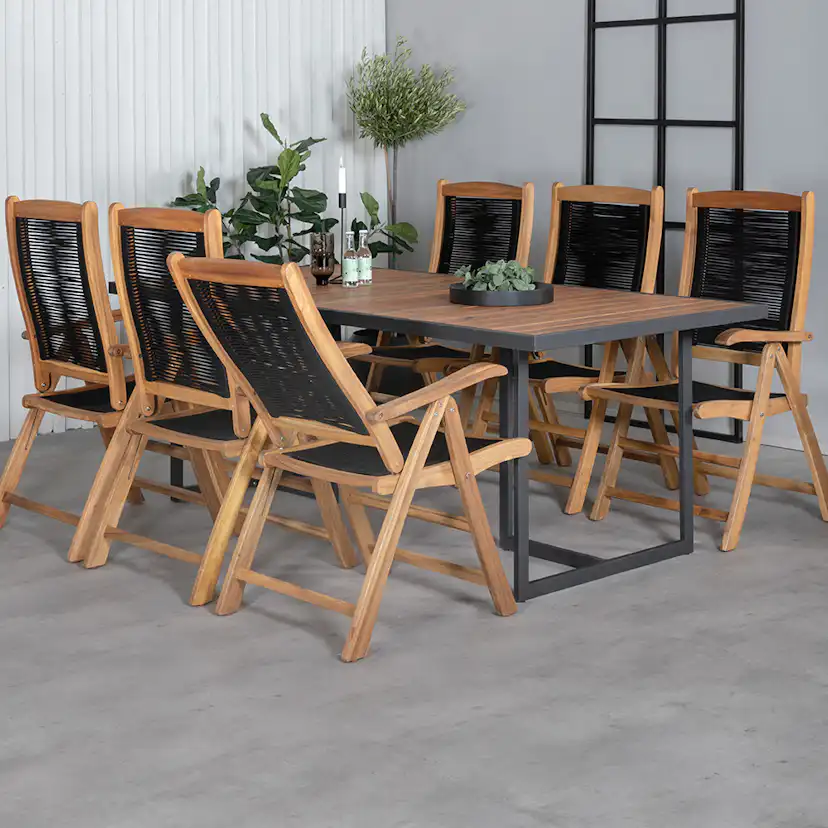 Matgrupp Venture Home King med 6 Peder Matstolar
