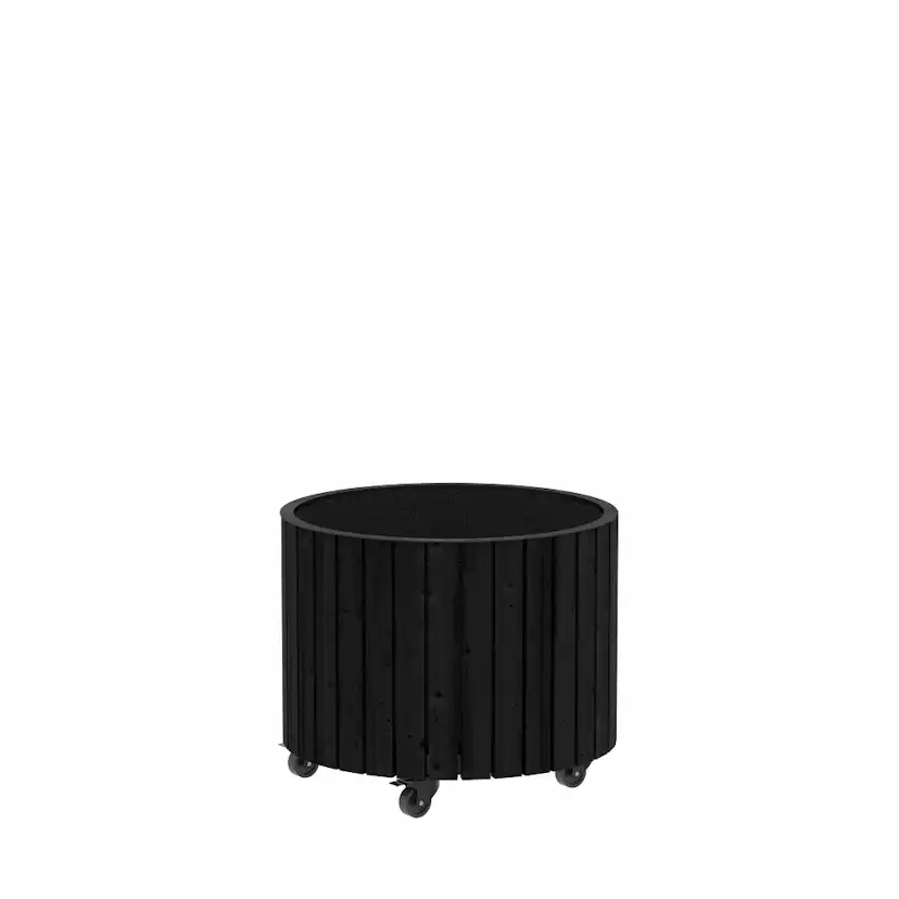 Circle blomlåda Svart