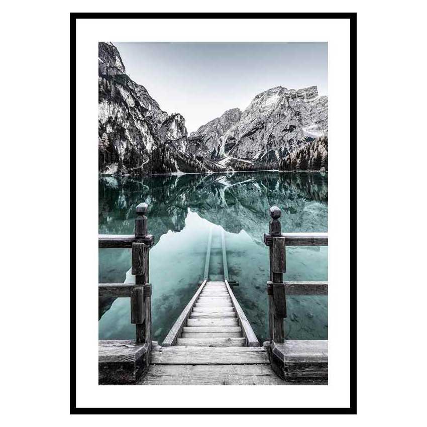 Poster Gallerix Braies Lake No3