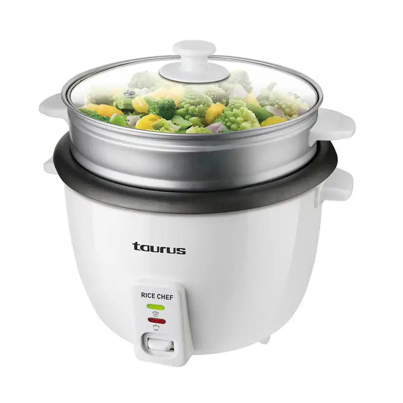 Riskokare Taurus Inkl Tillbehör för Ångkokning 1,8L