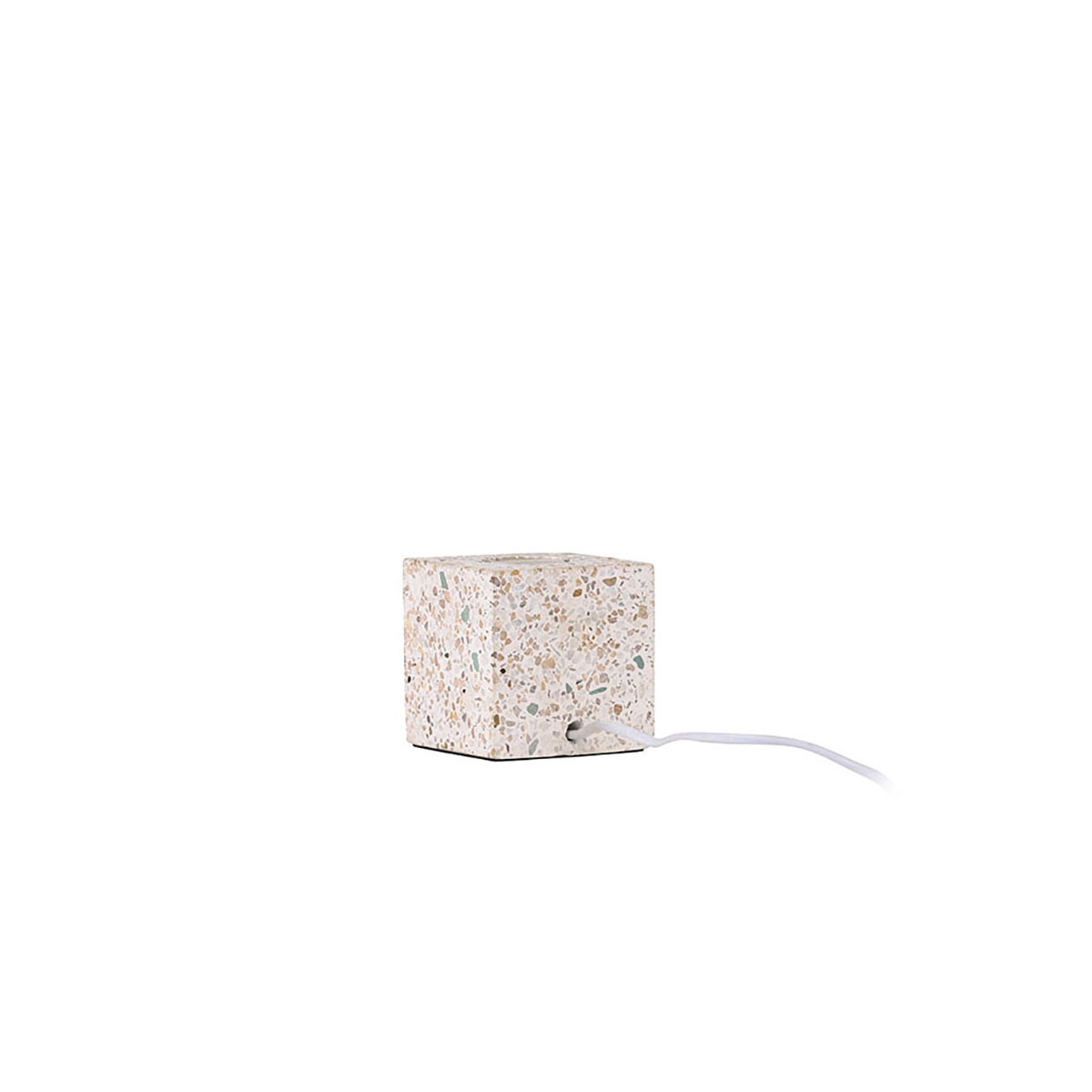 Rilche Table Lamp - Grey / Clear Glass Grå