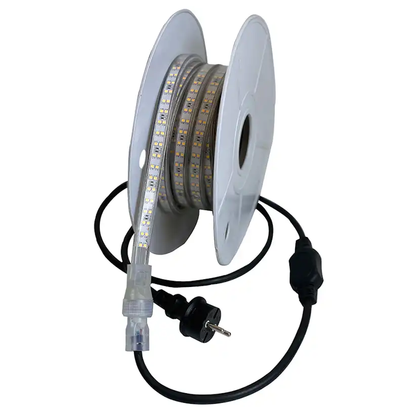 Arbetsbelysning Blue electric LED Slinga På Plastrulle