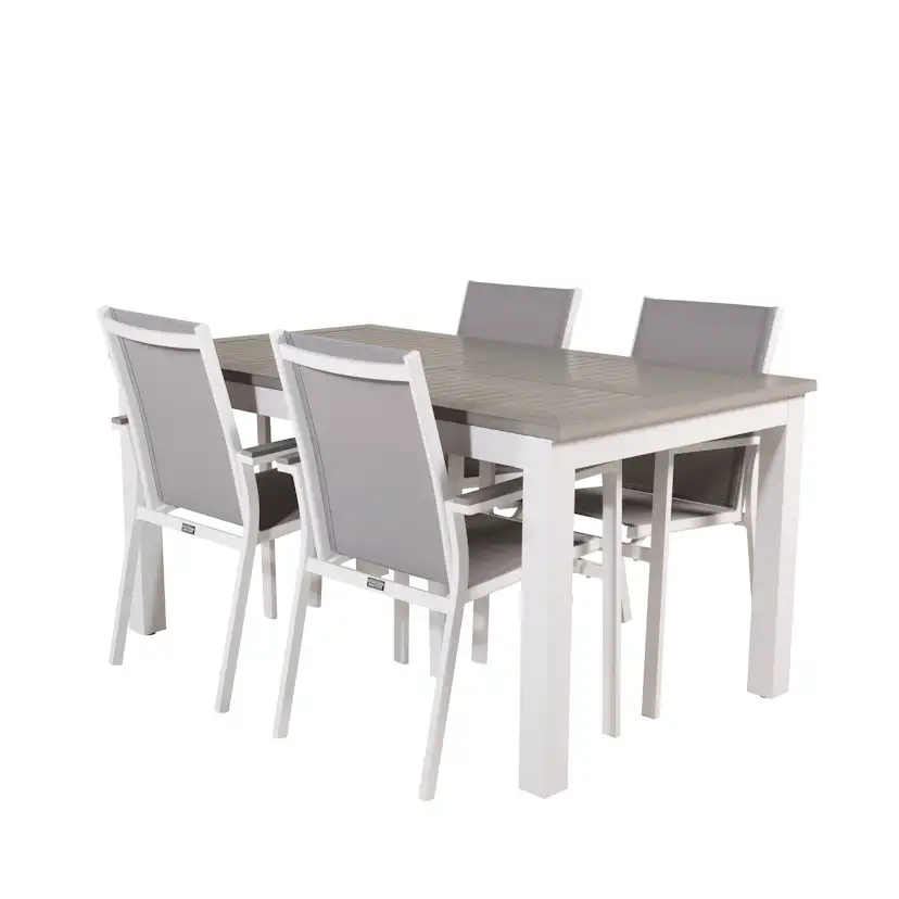 Matgrupp Venture Home Aleyna 160/240 med 4 Pincy Stolar