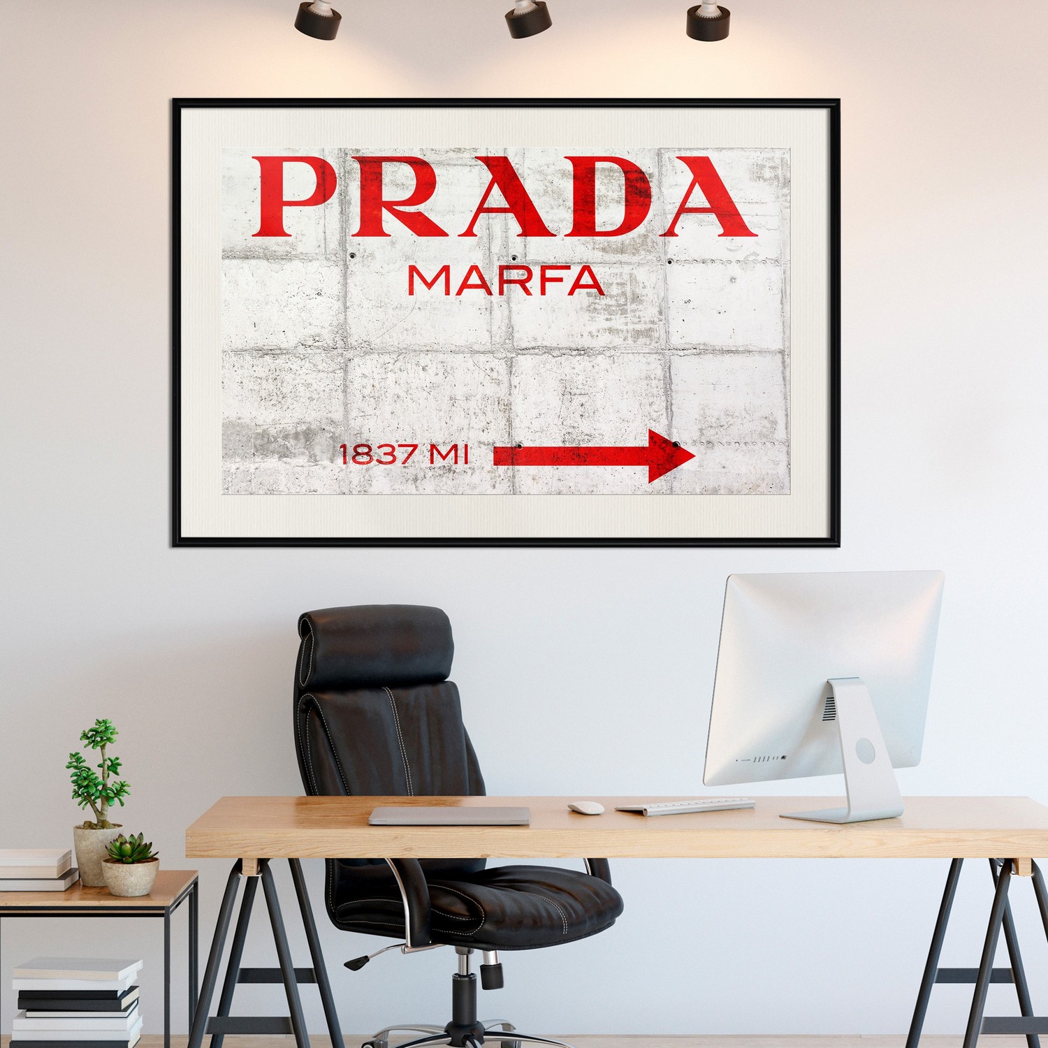 Poster Artgeist Affisch Prada Concrete