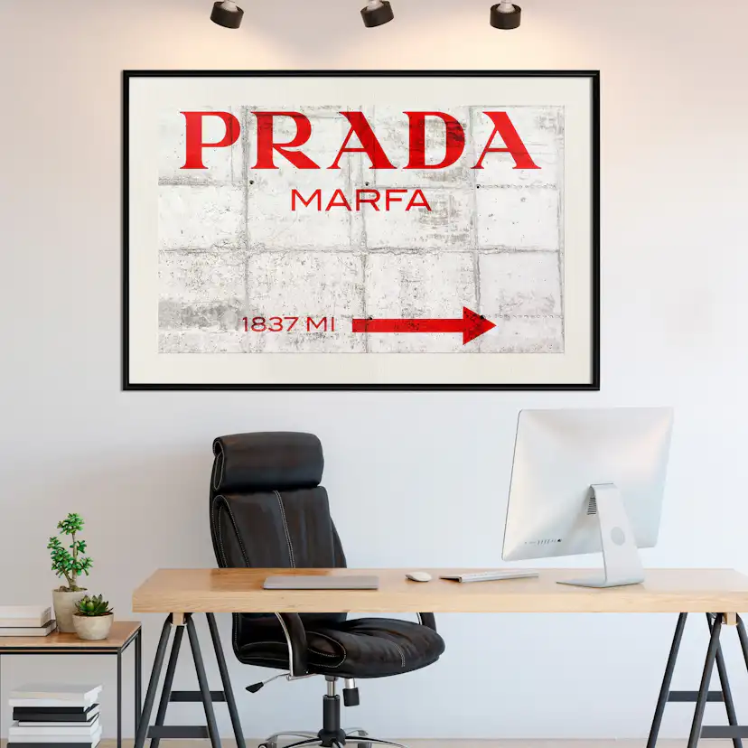 Poster Artgeist Affisch Prada Concrete