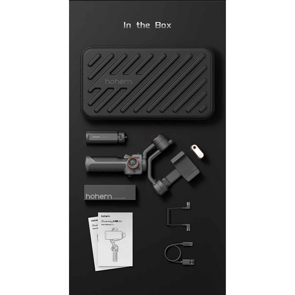 Gimbal Hohem Smartphone iSteady M6 Kit med AI