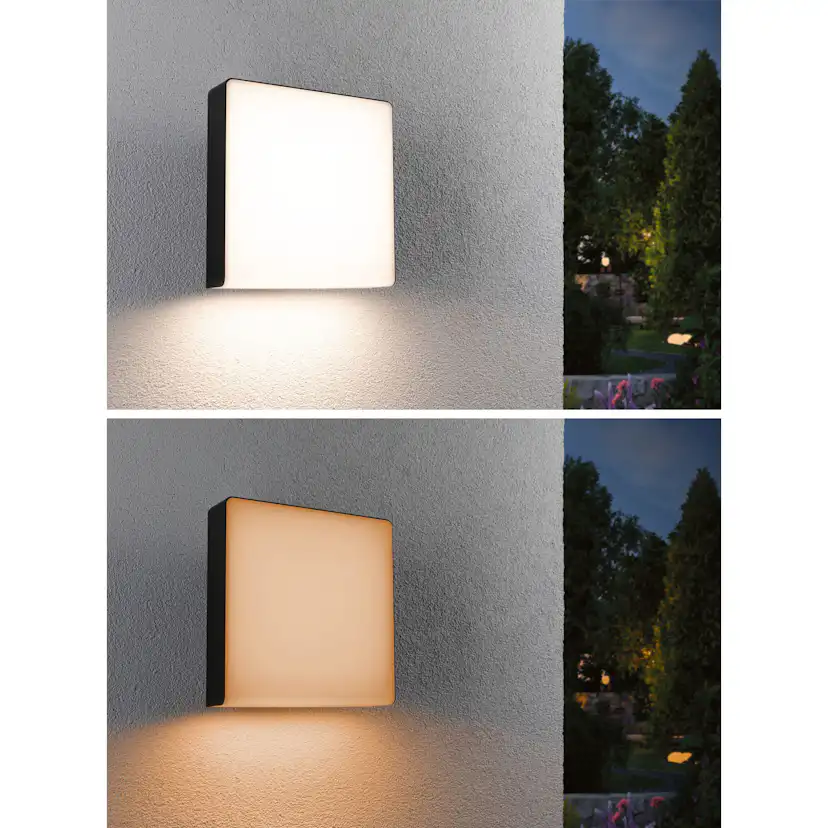 Fasadbelysning LED Paulmann Azalena med Skymningsstyrd rörelsedetektor Smart Home Zigbee 3.0 IP44 230V