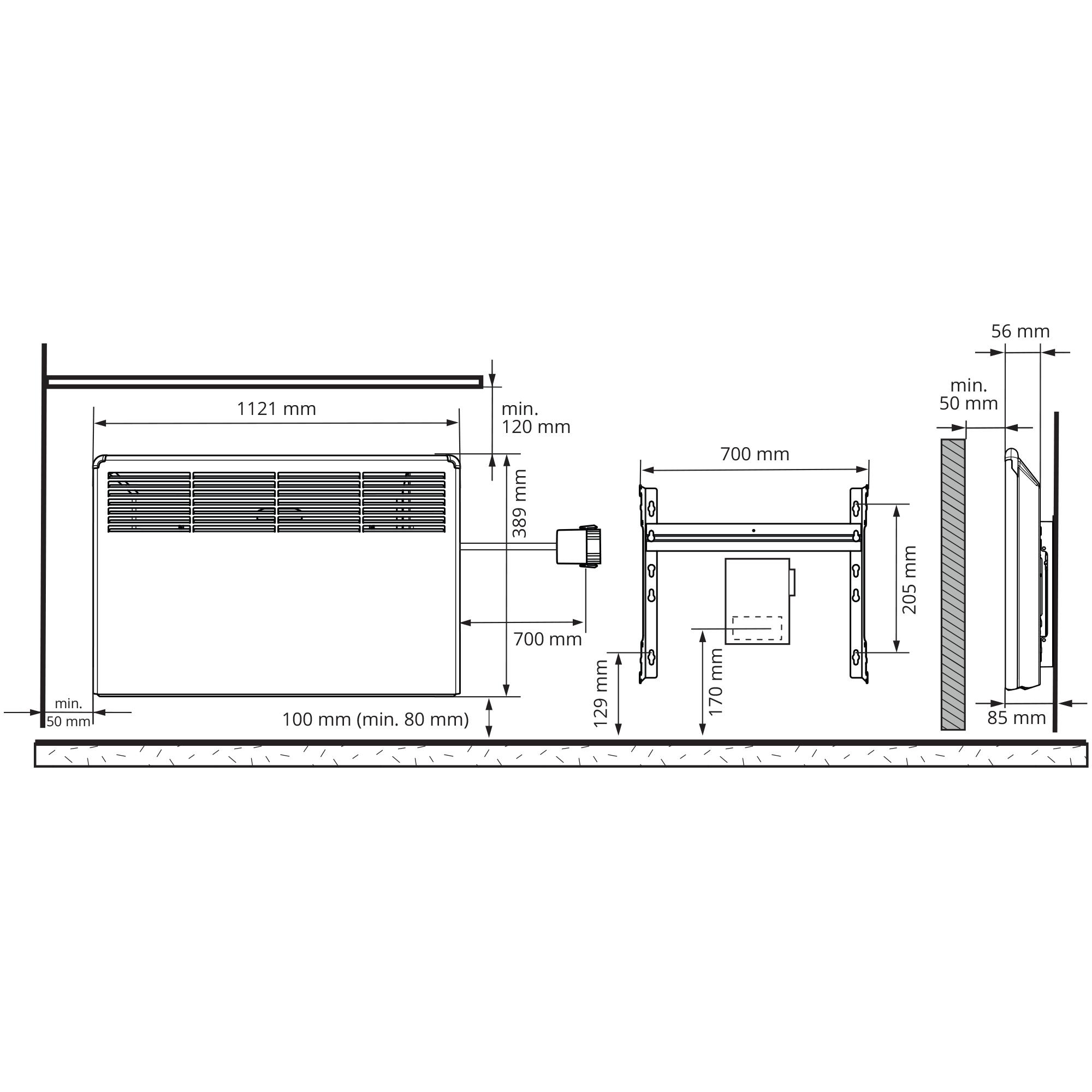 ELRADIATOR BETA 1500W/230V BT Beta-EB 1500W/230V