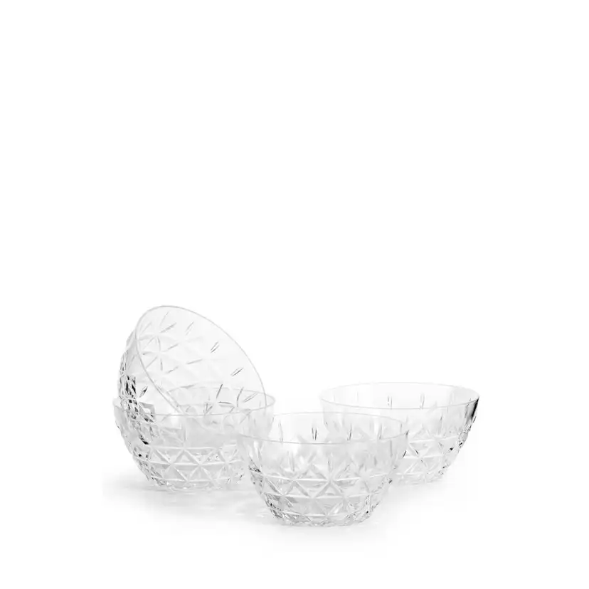 Picknick skål 4-pack Transparent