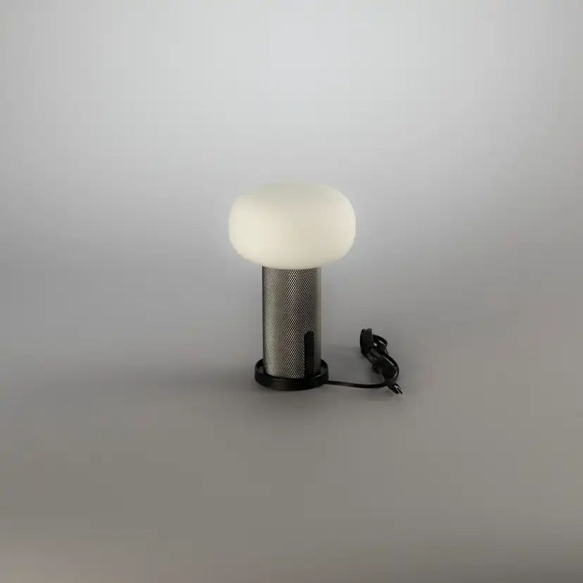 Portabel Lampa Gnosjö Konstsmide Antibes Mini Bordslampa USBxMatt Silver