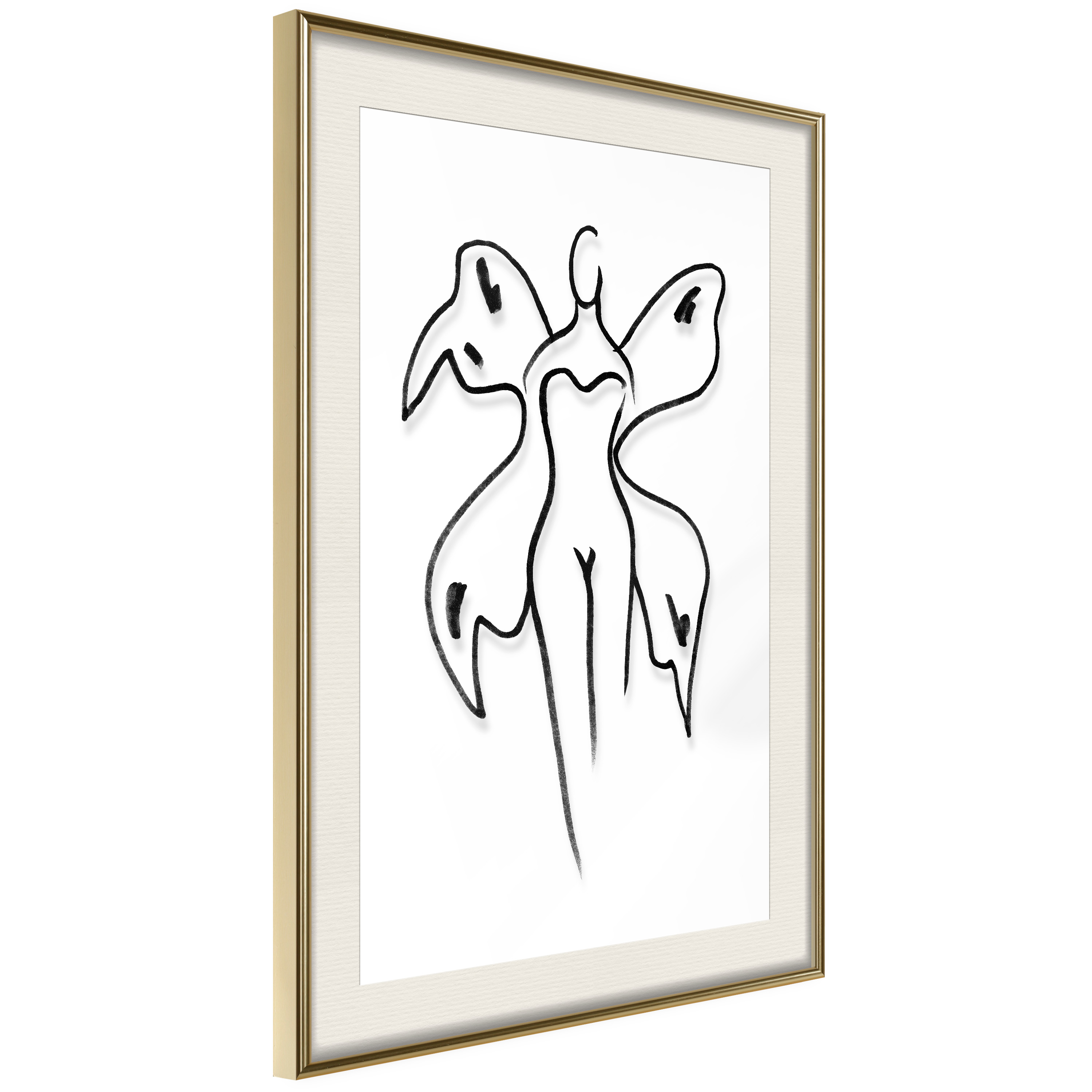 Poster Artgeist Affisch Butterfly Woman
