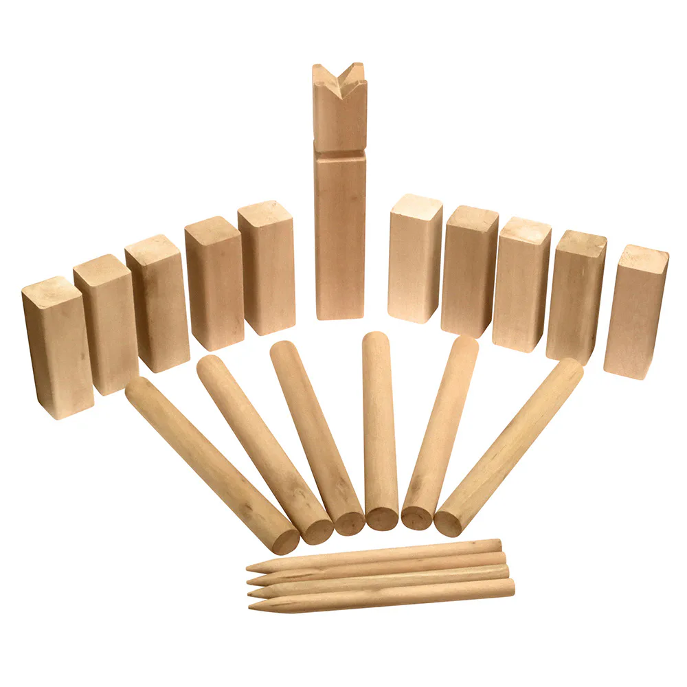 Utomhusspel Home it Kubb i Trä med Förvaringspåse
