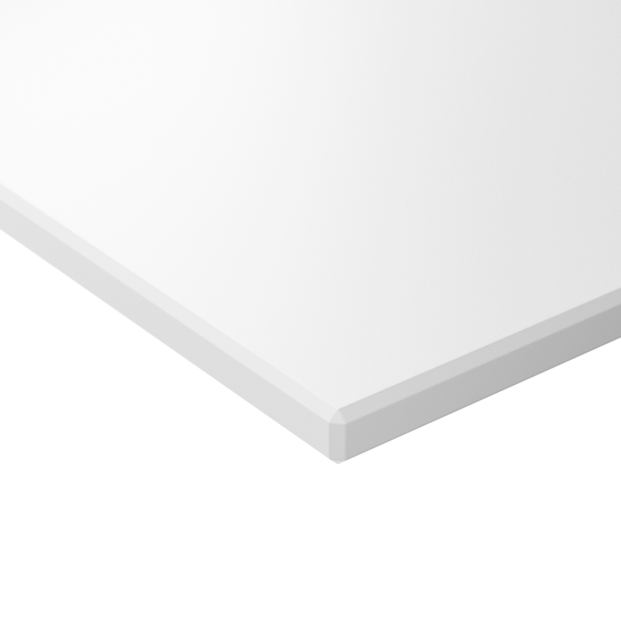 Bänkskiva AIR 80,Plain White Satin,804x12x455 Bredd: 804 mm, Plain White Satin, Centrerad