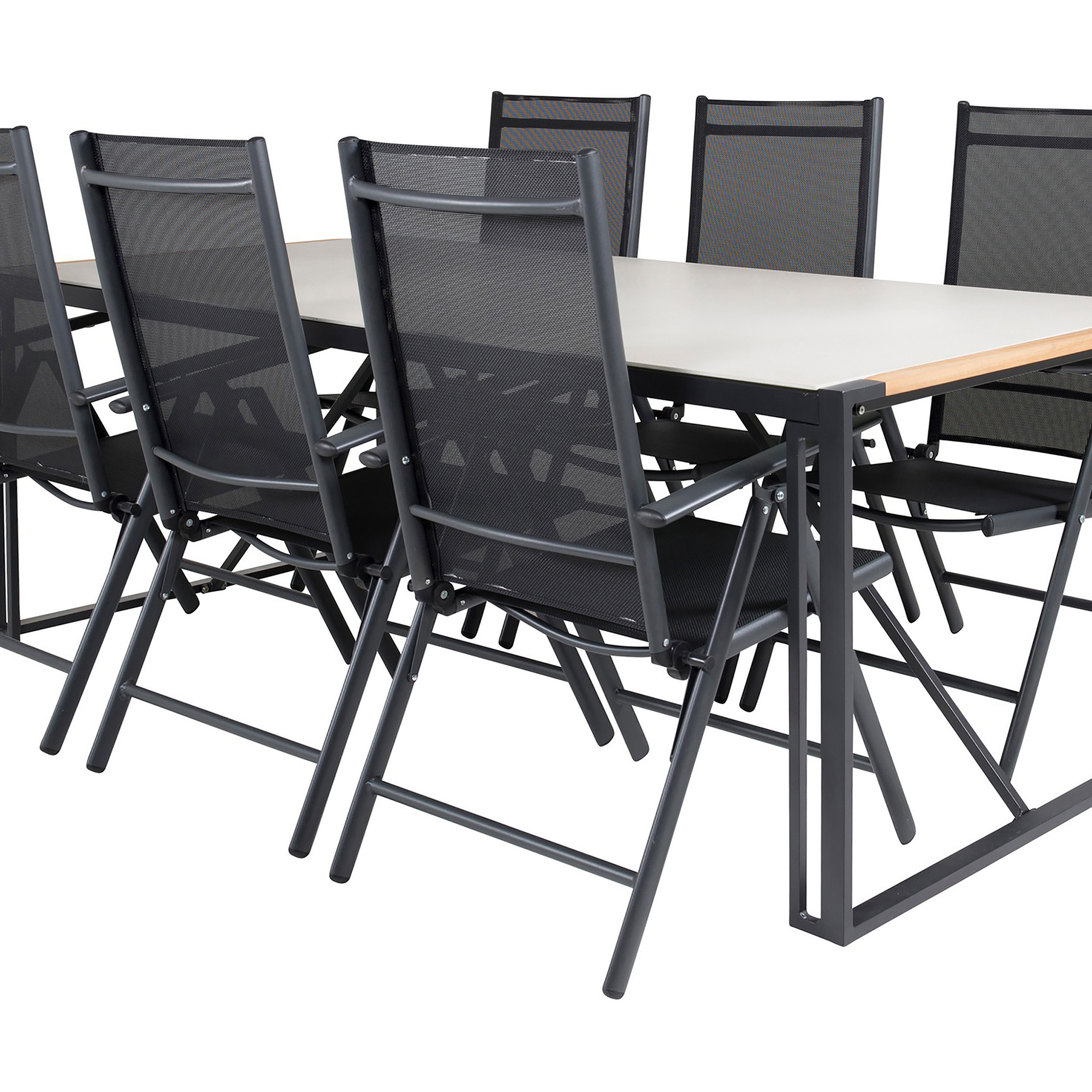 Matgrupp Venture Home Texas Matgrupp Utomhus 200cm med 6 Break Positionsstolar