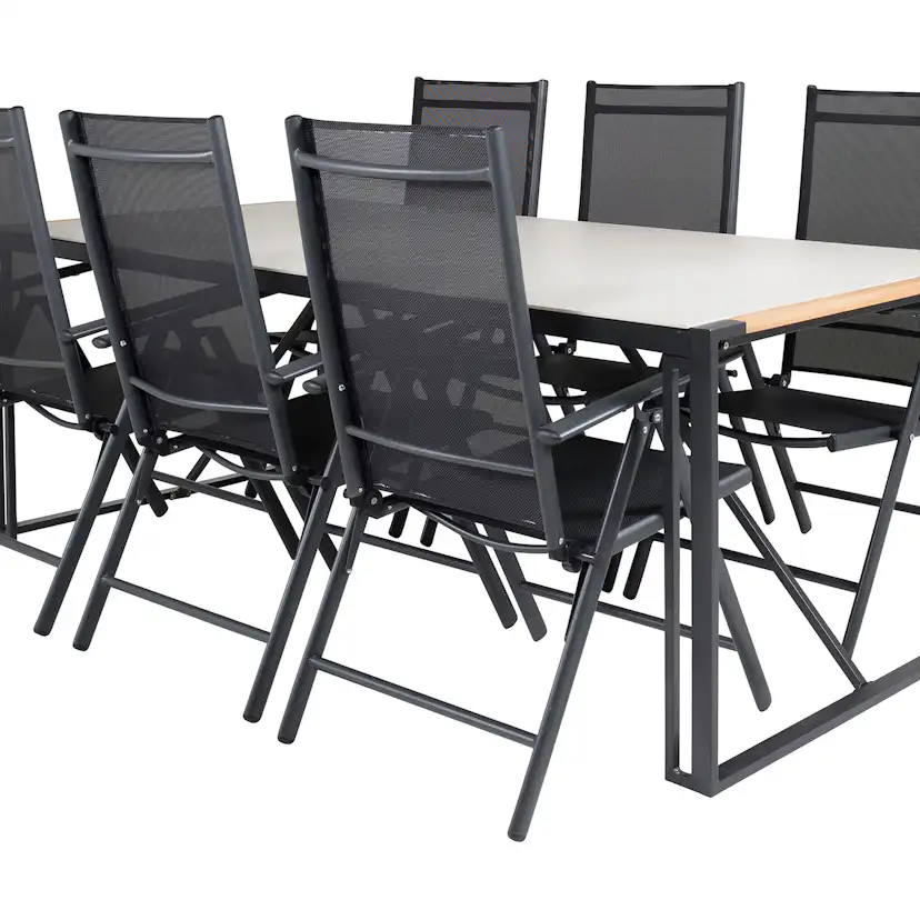 Matgrupp Venture Home Texas Matgrupp Utomhus 200cm med 6 Break Positionsstolar