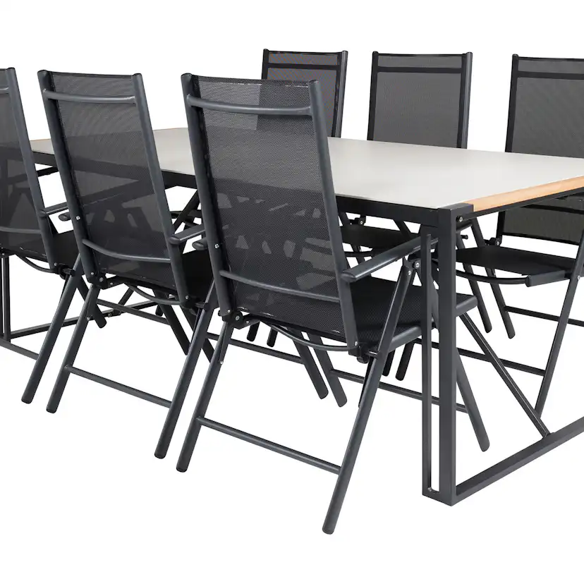 Matgrupp Venture Home Texas Matgrupp Utomhus 200cm med 6 Break Positionsstolar