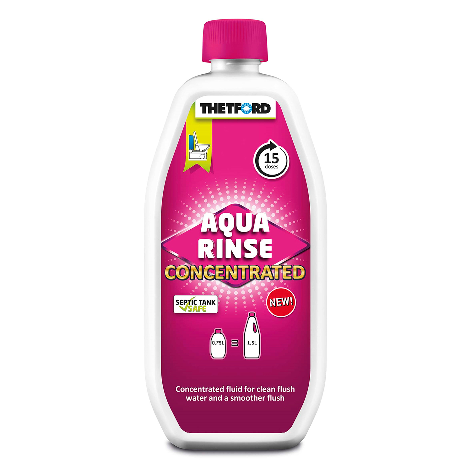 WC-rengöring Thetford Aqua Rinse Red Koncentrat 0.75L